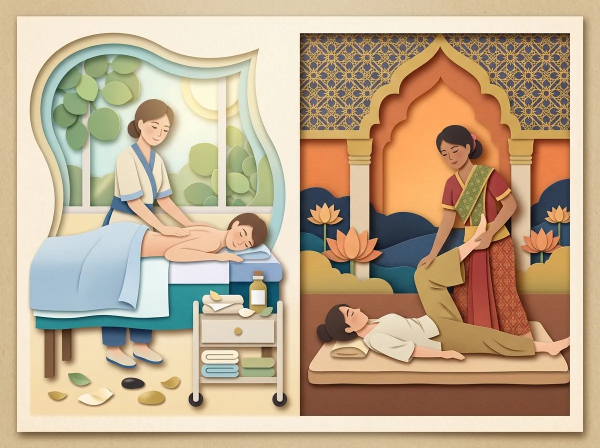 swedish massage vs thai massage