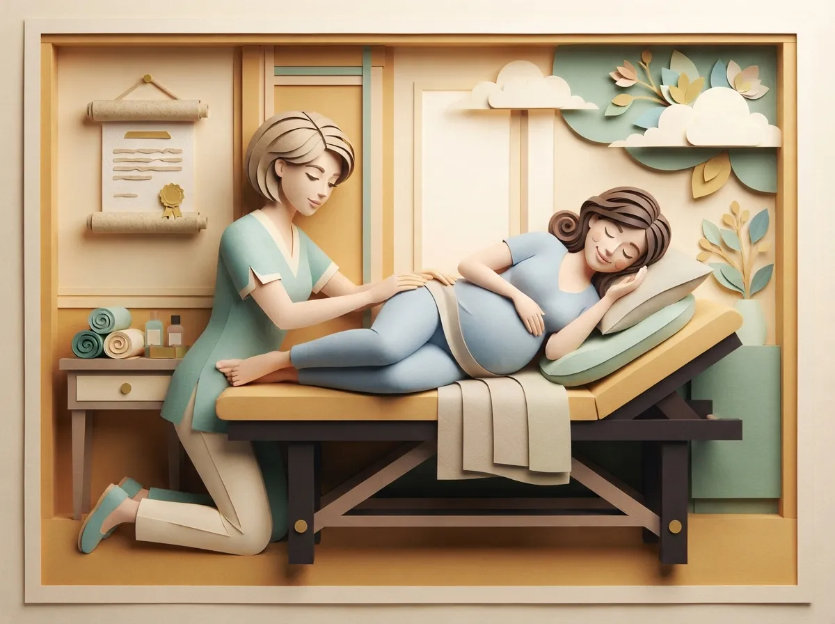 relaxing prenatal massage near me for stress and anxiety
