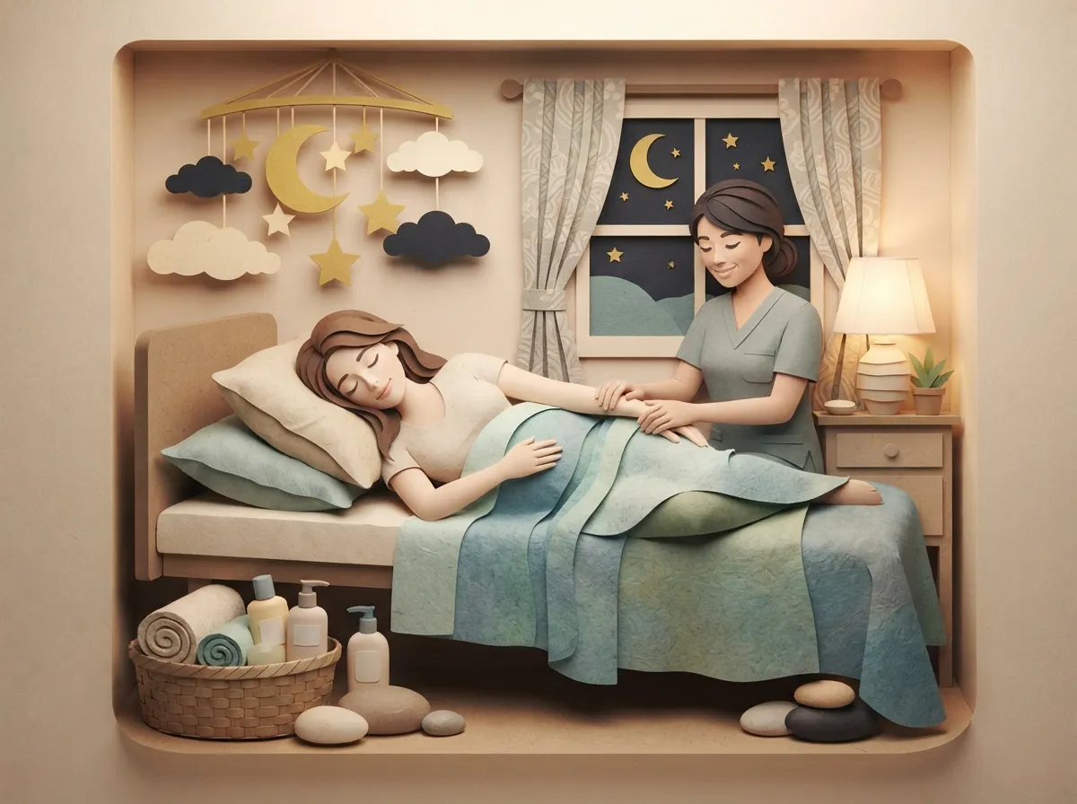 can prenatal massage help with sleep problems during pregnancy